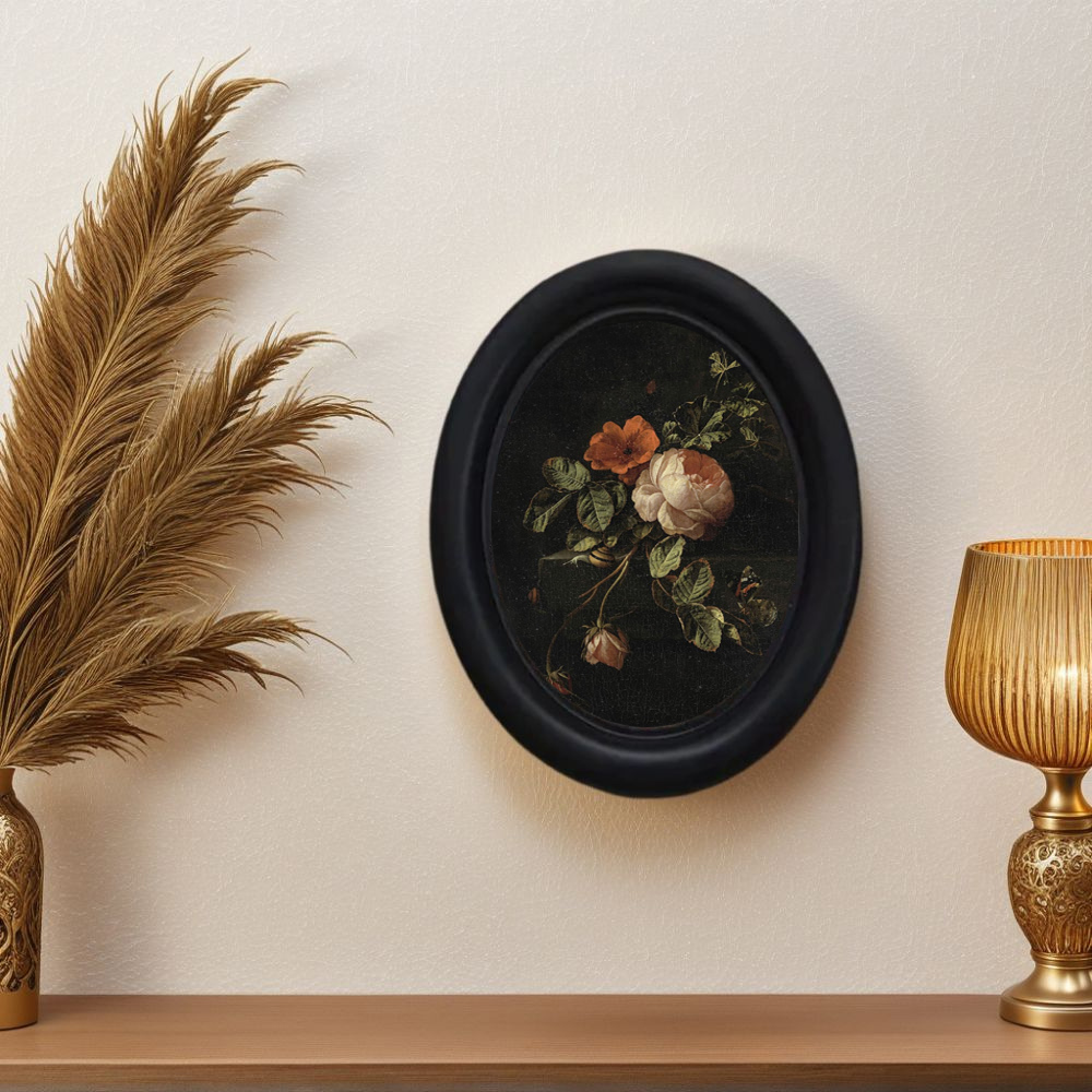 Art Craft Items - Decorazione da parete vintage con fiore