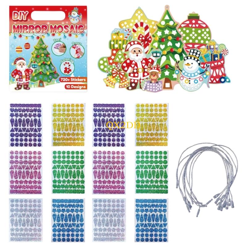 Art Craft Holiday - QX2D Adesivo in lamina natalizia per