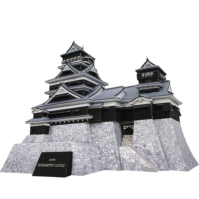 Art Craft Japan - Giappone Kumamoto Castello Mini 3D Modello