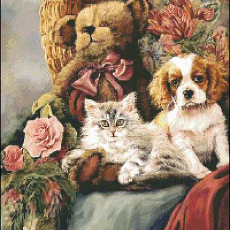 Art Craft Hobbies - DW136 Kit punto croce Stich ricamo