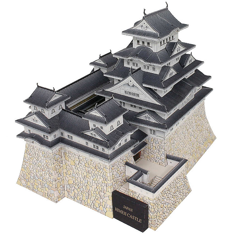 Art Craft Japan - Giappone Himeji castello 3D modello di