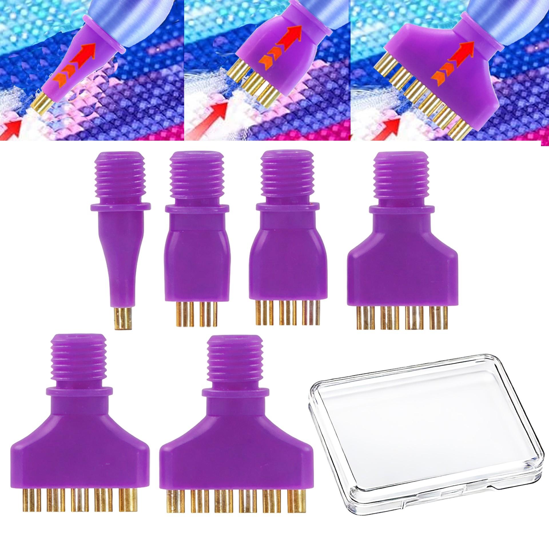 Diamond Painting Kit - Set di 1/2/3/4/5/6 Punte per Penna