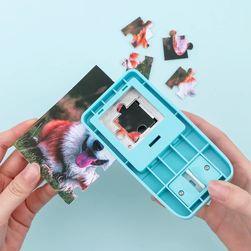 Art And Craft Photos - Mini creatore di puzzle portatile/punzone per