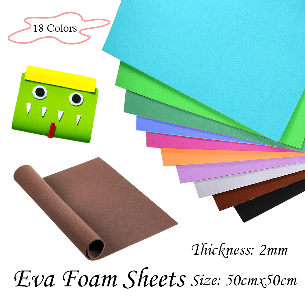 Art Craft Halloween - Foglie di schiuma EVA colorate spesse