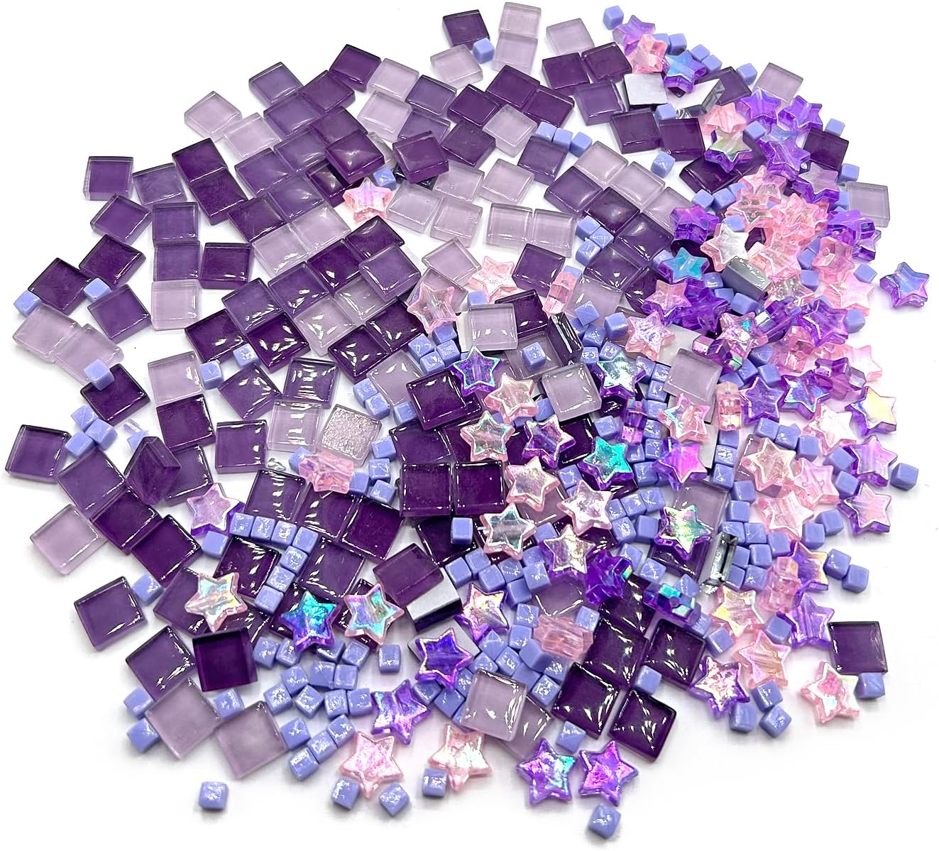 Art Craft Hobbies - Piastrelle di vetro piccole da 2