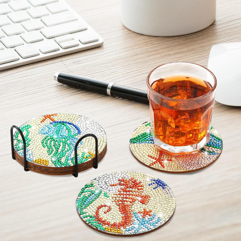 Art Craft Holiday - Sottobicchieri con gemme artistiche Kit artigianali