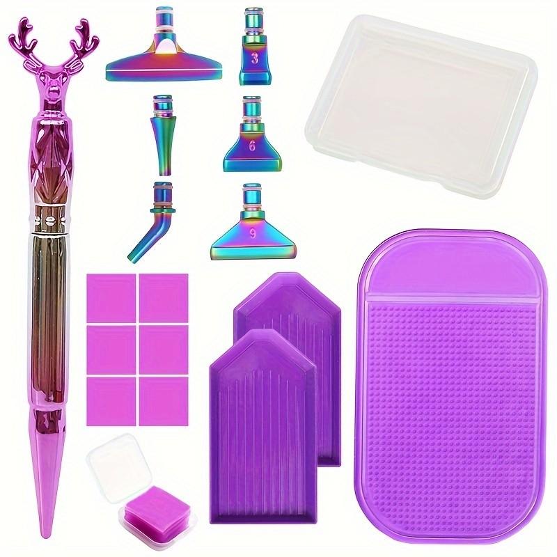 Diamond Painting Kit - Penna con strass a forma di