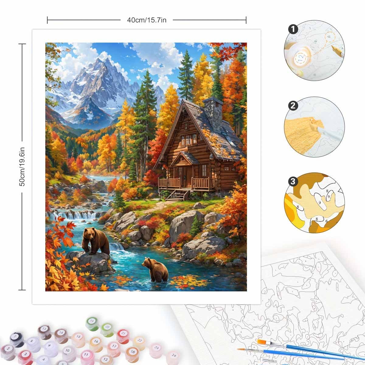 Kit di Pittura a Numeri per Ad - Art And Craft Autumn recensione e prezzo