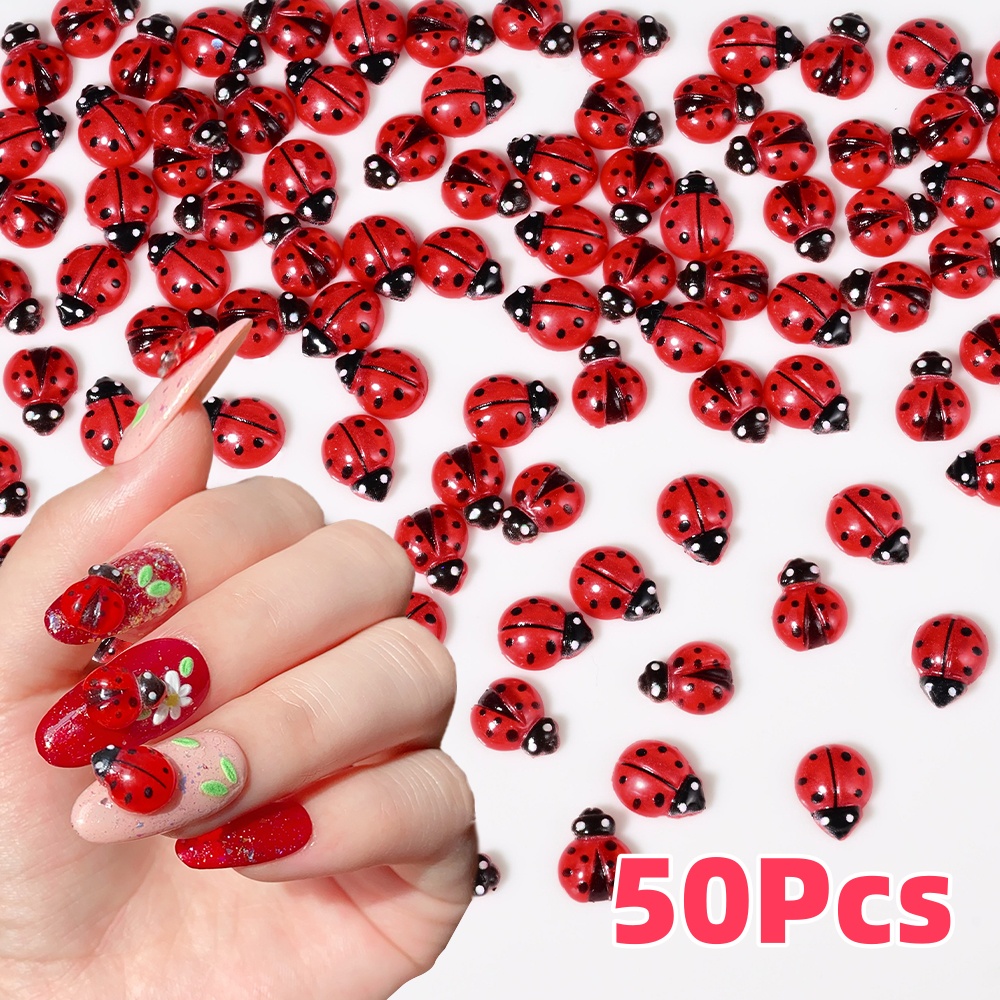 50 Pz 3D Rosso Coccinella Pend - Art Craft Ladybug recensione e prezzo