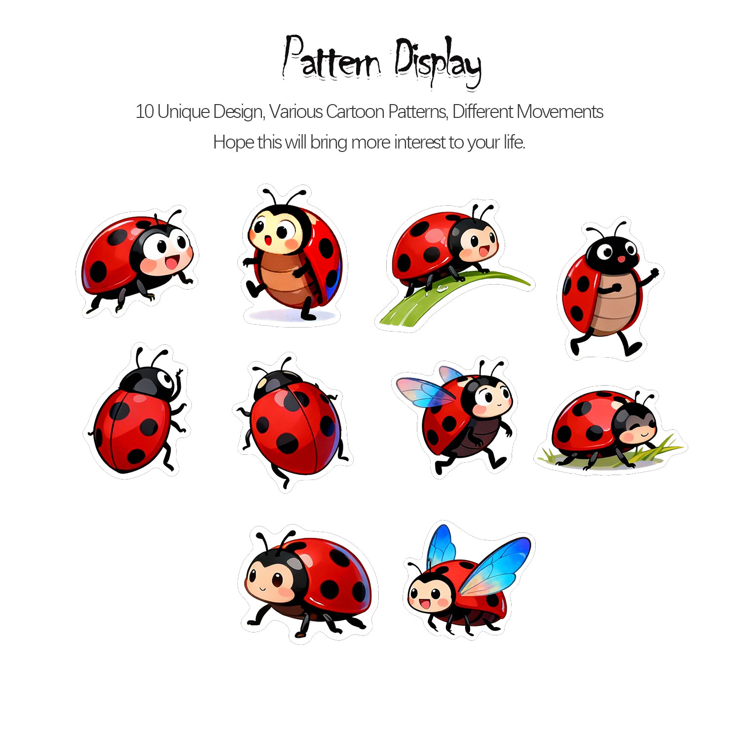 1 rotolo (500 pezzi) 10 adesiv - Art Craft Ladybug recensione e prezzo