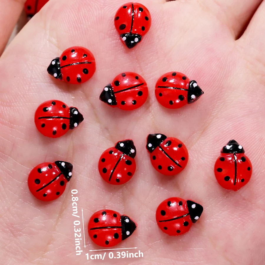 50 Pezzi Decorazioni per Unghi - Art Craft Ladybug recensione e prezzo
