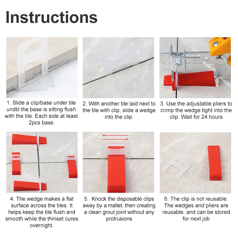 100 pz. Clip Livellanti per Pi - Mosaic Tile Supply recensione e prezzo