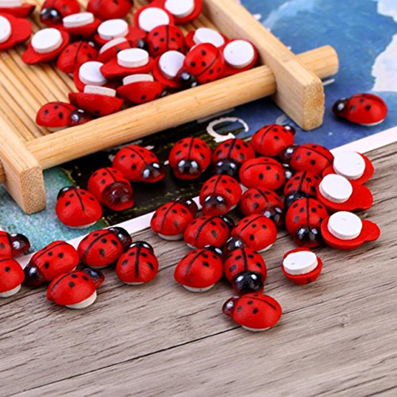 100pz Mini Coccinelle Adesive  - Art Craft Ladybug recensione e prezzo