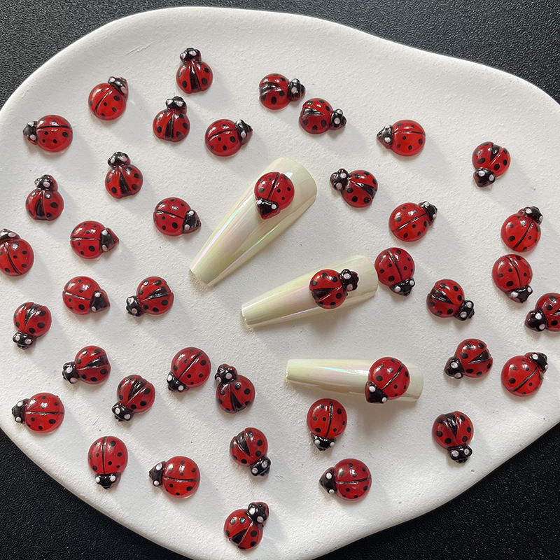 50 Pz 3D Resina Rosso Coccinel - Art Craft Ladybug recensione e prezzo
