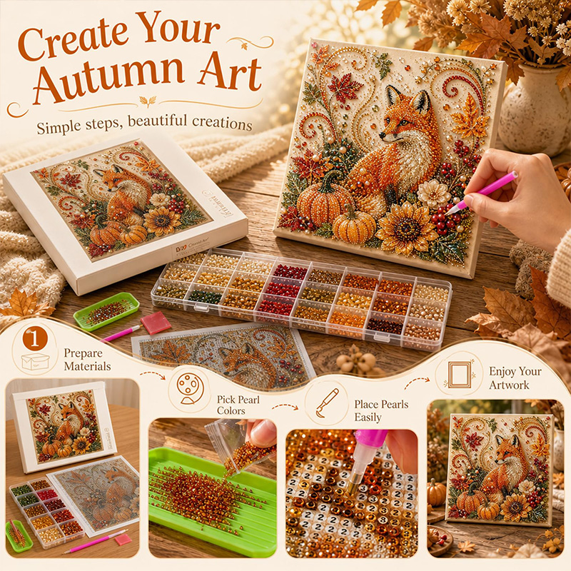 Set Fai-da-Te Pittura Diamanta - Art And Craft Autumn recensione e prezzo