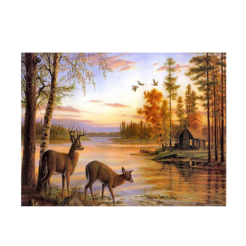 Kit Pittura Diamante Cervo nel - Art And Craft Autumn recensione e prezzo