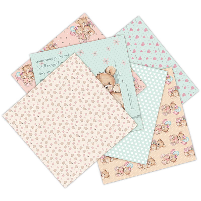 12 Lenzuola little bear Scrapb - Art Craft Halloween recensione e prezzo