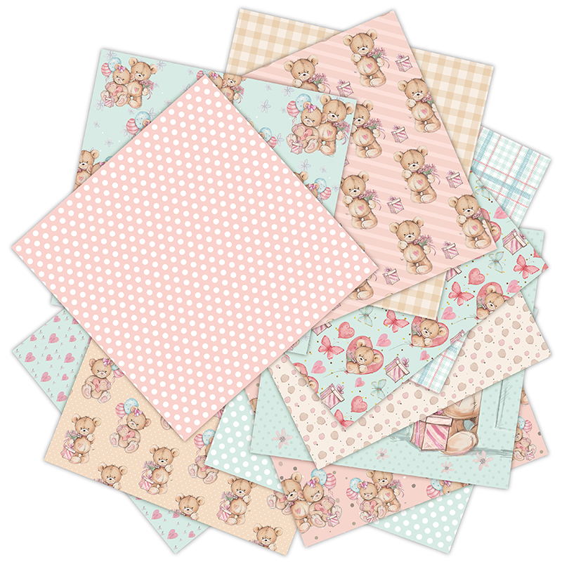 12 Lenzuola little bear Scrapb - Art Craft Halloween recensione e prezzo