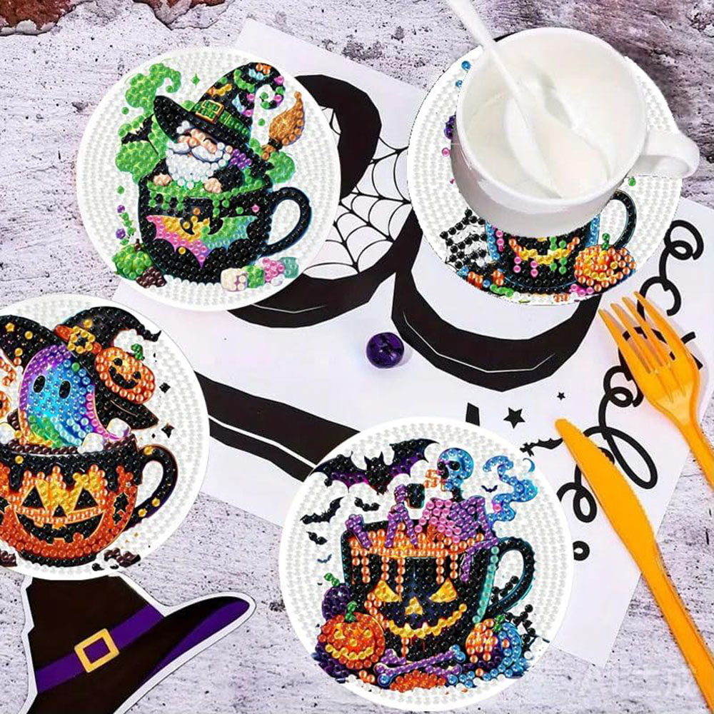 8 pezzi sottobicchieri per pit - Art Craft Halloween recensione e prezzo