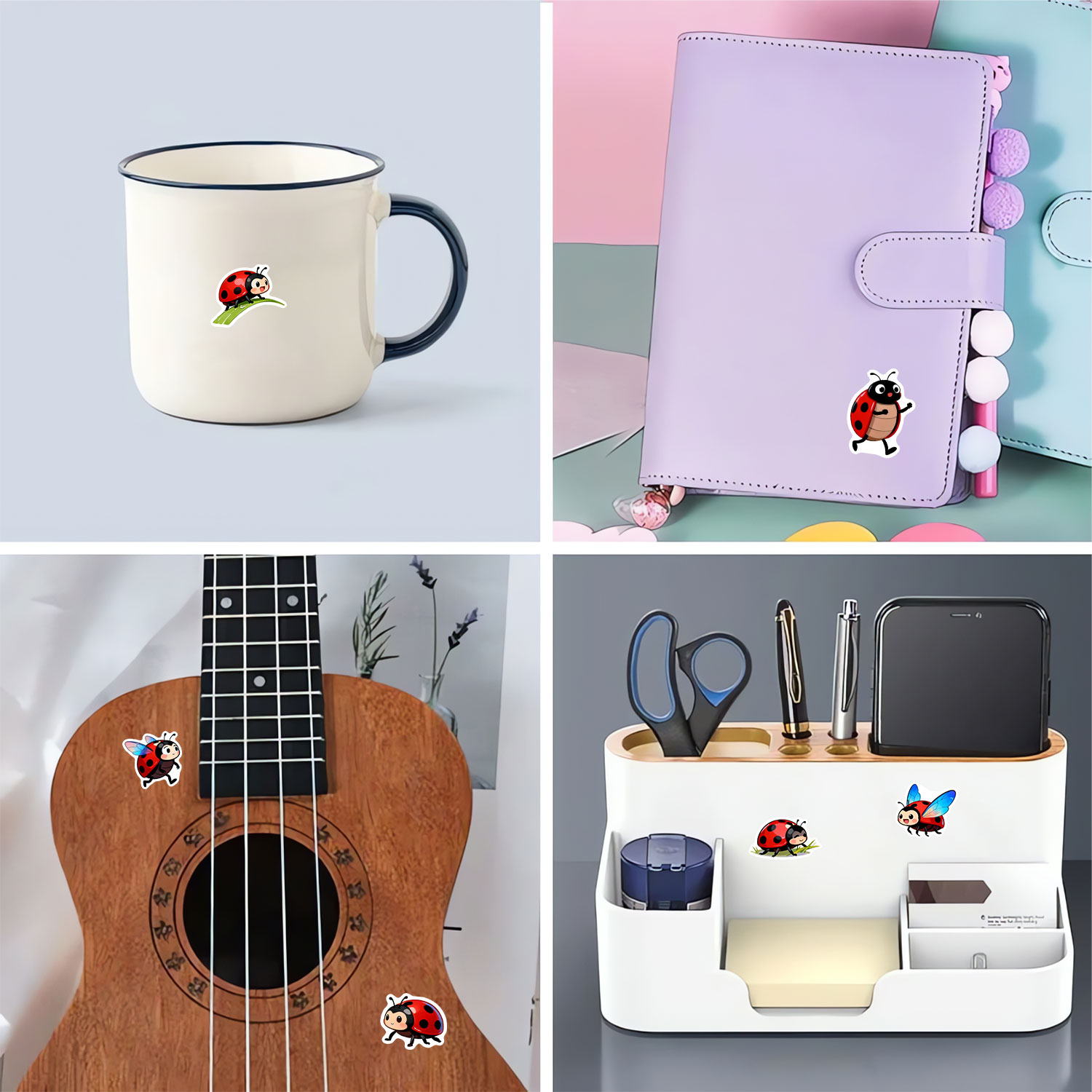 1 rotolo (500 pezzi) 10 adesiv - Art Craft Ladybug recensione e prezzo