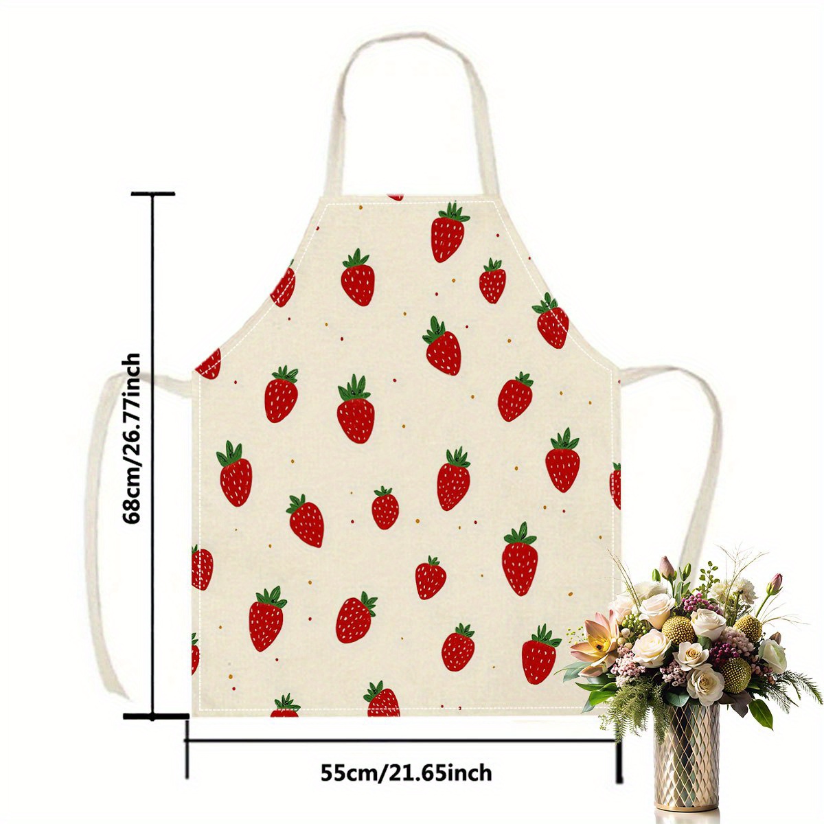 Grembiule con Motivo Fragola,  - Art Craft Kitchen recensione e prezzo