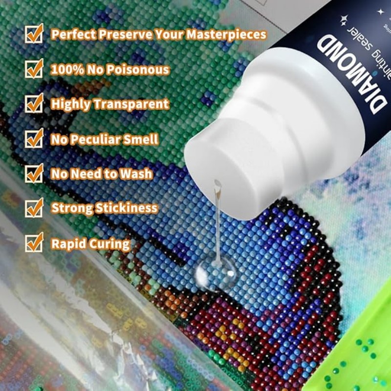 Colla da 120 ml per kit di pit - Diamond Painting Kit recensione e prezzo